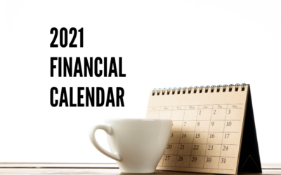 2021 Financial Calendar